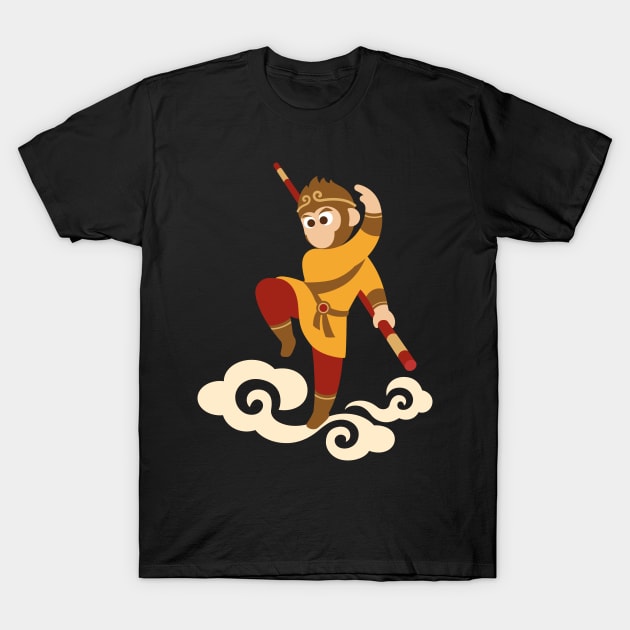 The Monkey King T-Shirt by Shanezhong